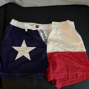 Chubbies Texas flag shorts